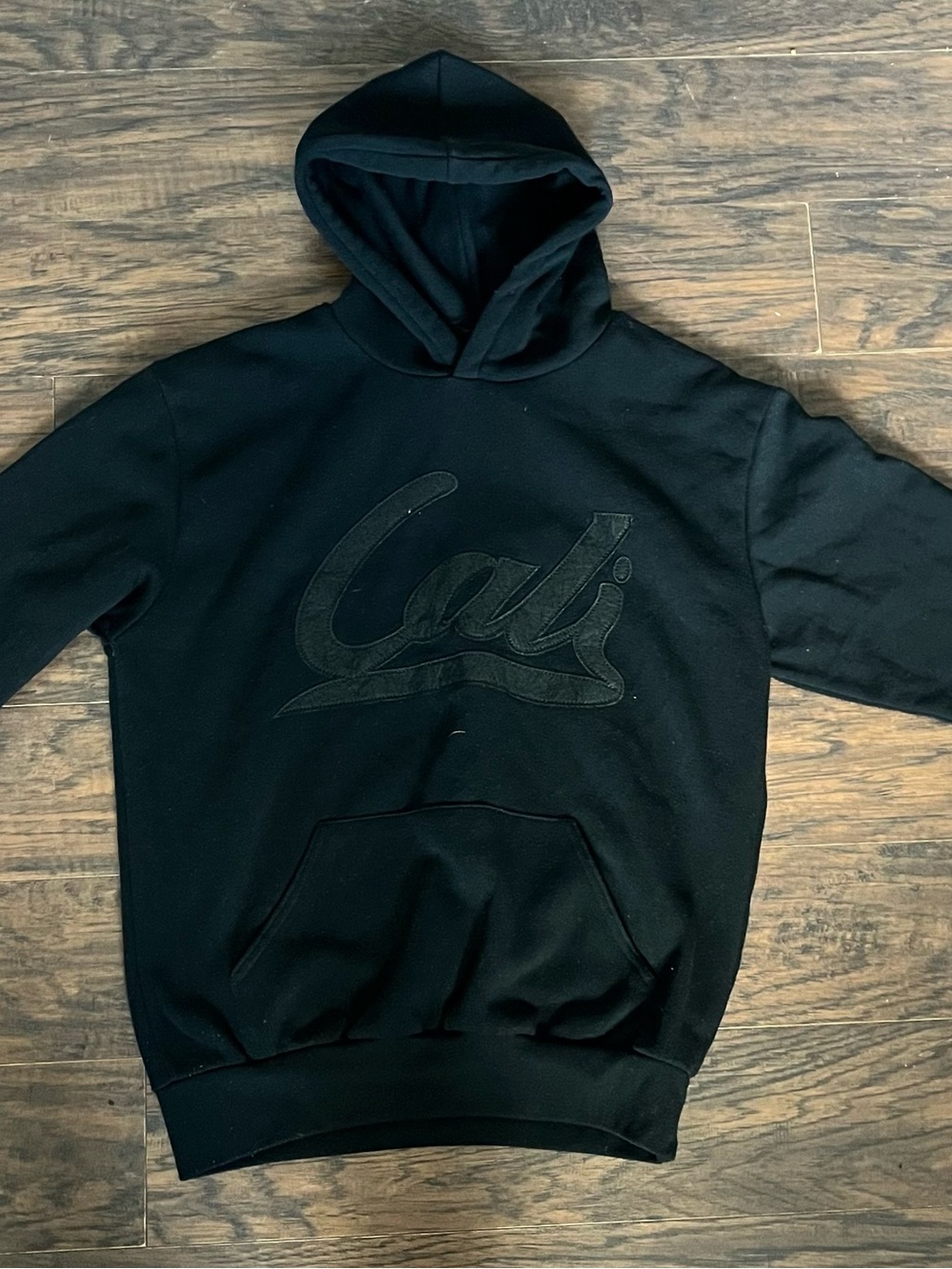 Original Deluxe Black 'Cali' Pullover Hoodie
